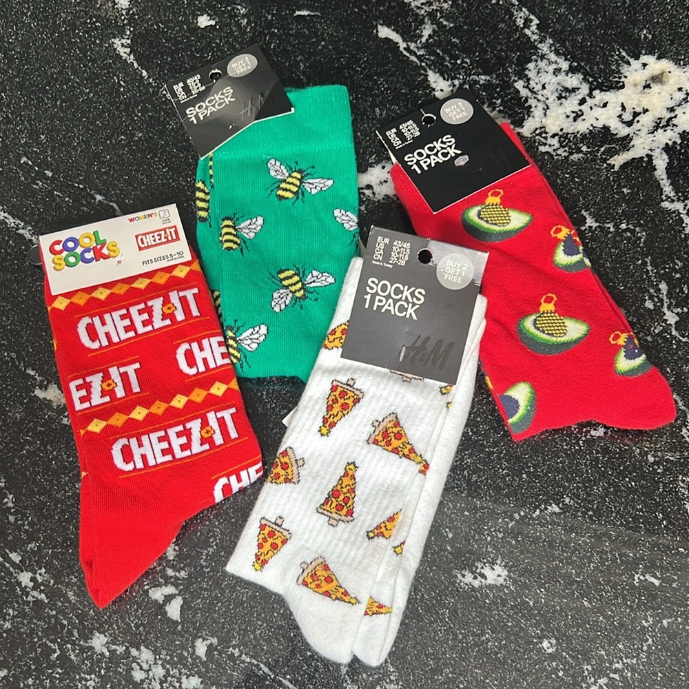Fun socks.